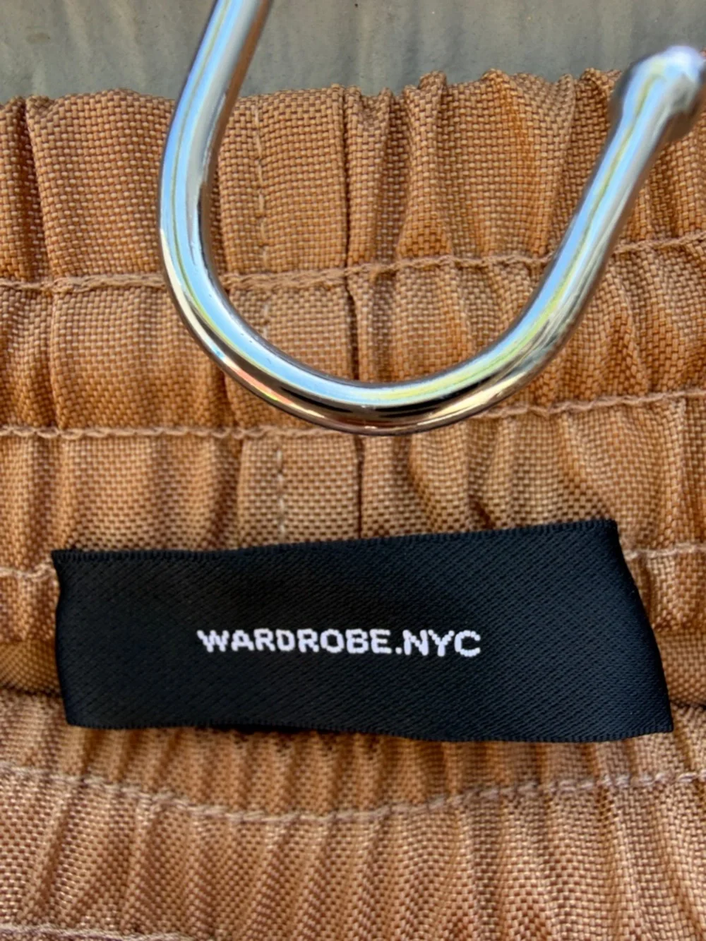 WARDROBE.NYC Utility Midi Skirt - Tan Size: L